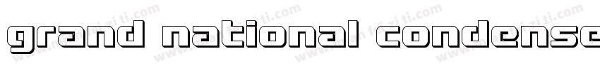 grand national condensed字体转换